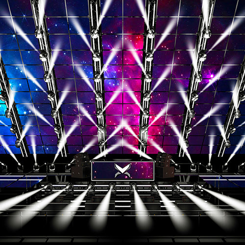 Vision 3D Stage background for dj, OBS Streamlabs
