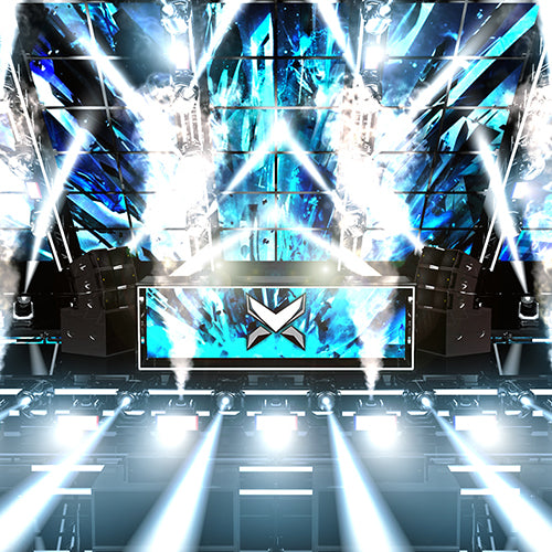 Vision Pro 3D Stage background for dj, OBS Streamlabs