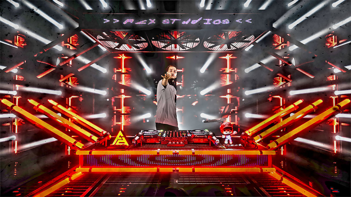 Virtual Dj Stage | Live Stream Overlay | 3D Stage Effects – StreamWorx