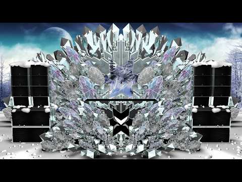 Frozen Video 3D Stage background for dj, OBS Streamlabs