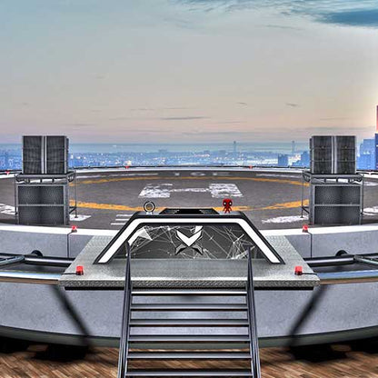 HeliPad 3D Stage background for dj, OBS Streamlabs