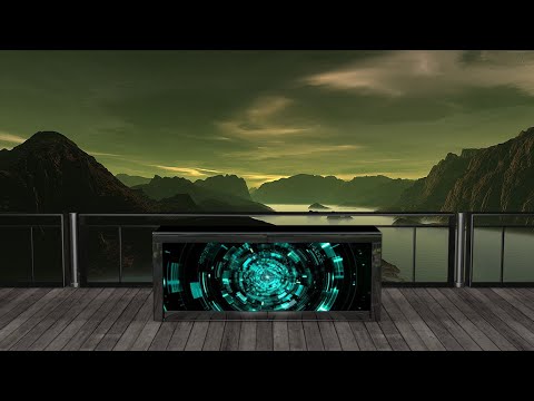 Minimal Video 3D Stage background for dj, OBS Streamlabs