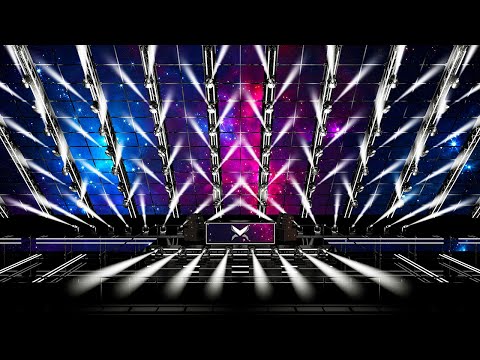 Vision Video 3D Stage background for dj, OBS Streamlabs