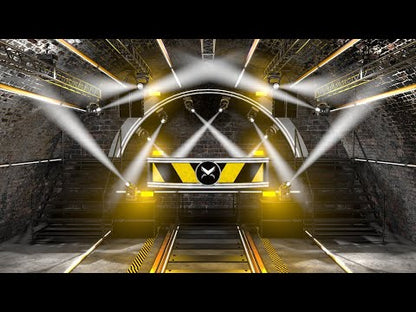 Metro Video 3D Stage background for dj, OBS Streamlabs