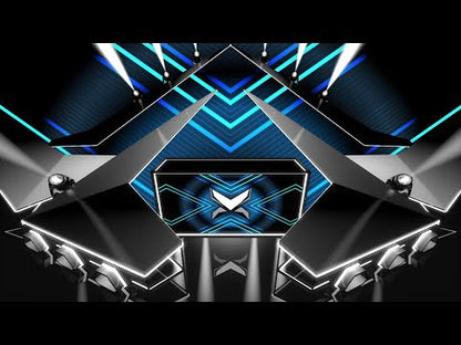 Stealth Video 3D Stage background for dj, OBS Streamlabs