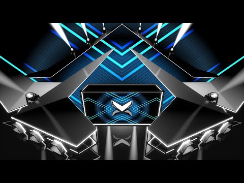Stealth Video 3D Stage background for dj, OBS Streamlabs